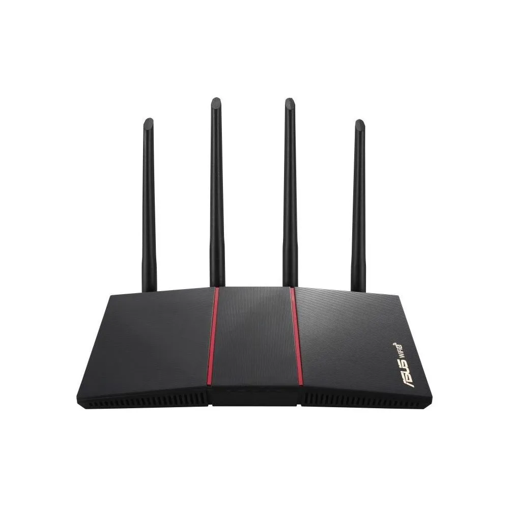 Router Wi-Fi ASUS RT-AX55, AX1800|Dual Band|WiFi 6|1 x RJ45|4 x LAN 10, 100, 1000|4 anteny zewnętrzne | Sklep ITnes.pl, IT for BUSINESS