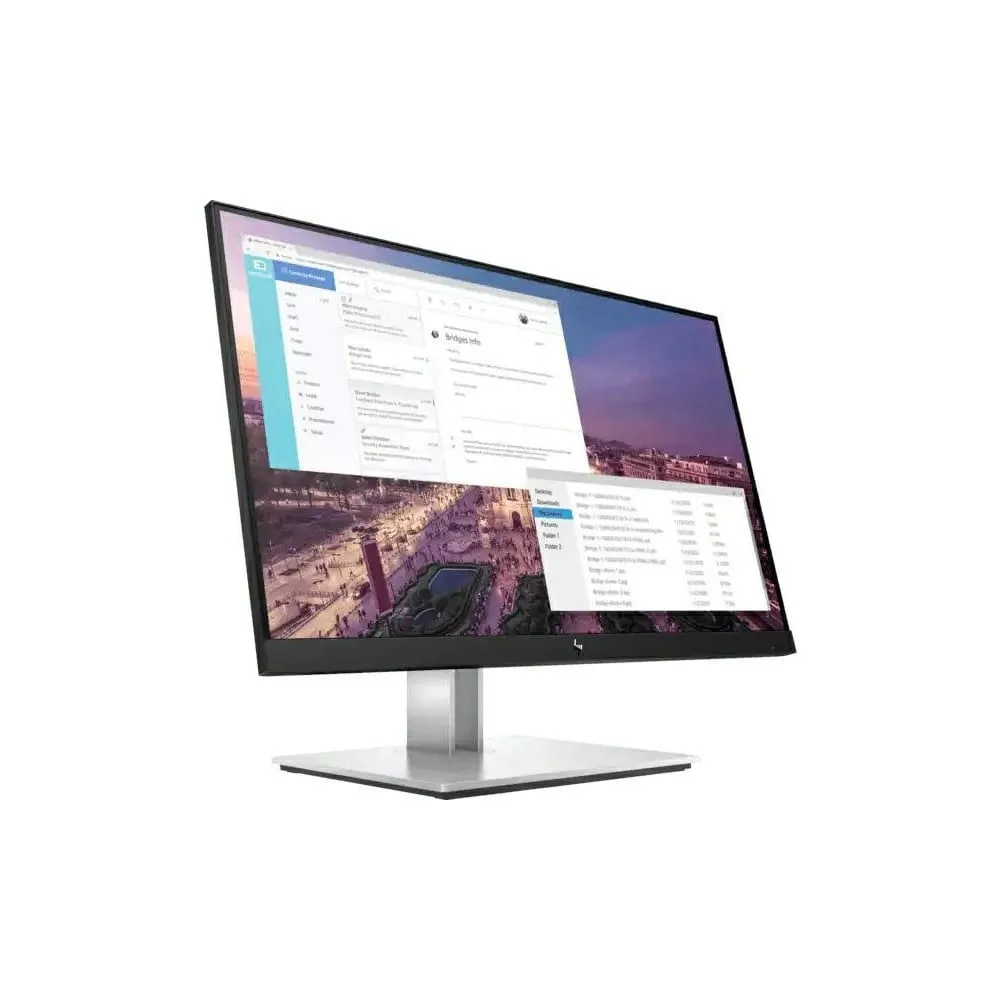 Zdjęcie produktu Monitor HP E23 G4 9VF96AA - 23"/1920x1080 (Full HD)/60Hz/IPS/5 ms/pivot/Srebrny