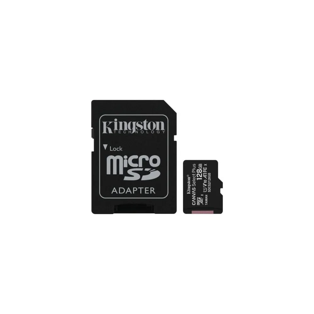Kingston Karta pamięci microSD 128GB Canvas Select Plus 100MB/s Adapter - SDCS2/128GB | Sklep ITnes.pl - IT for BUSINESS