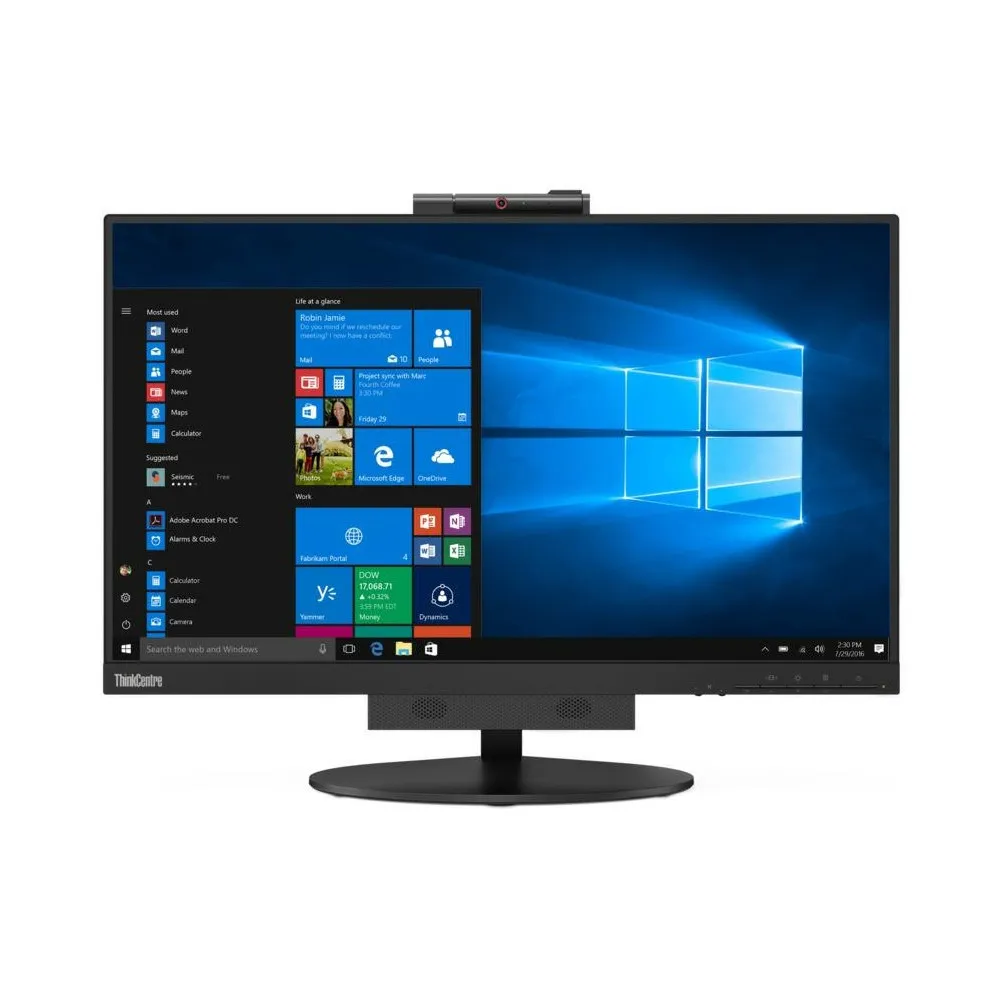 Monitor Lenovo ThinkCentre Tiny-In-One 24 Gen 3 10QXPAT1EU, 23,8", 1920x1080 (FHD), 60Hz, IPS, 14 ms, pivot, kamera, MT, Czarny | Sklep ITnes.pl, IT for BUSINESS