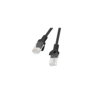 Patchcord Lanberg PCU5-20CC-0050-BK, kat. 5e, UTP, 0.5m, czarny, opakowanie zbiorcze 10 szt | Sklep ITnes.pl, IT for BUSINESS