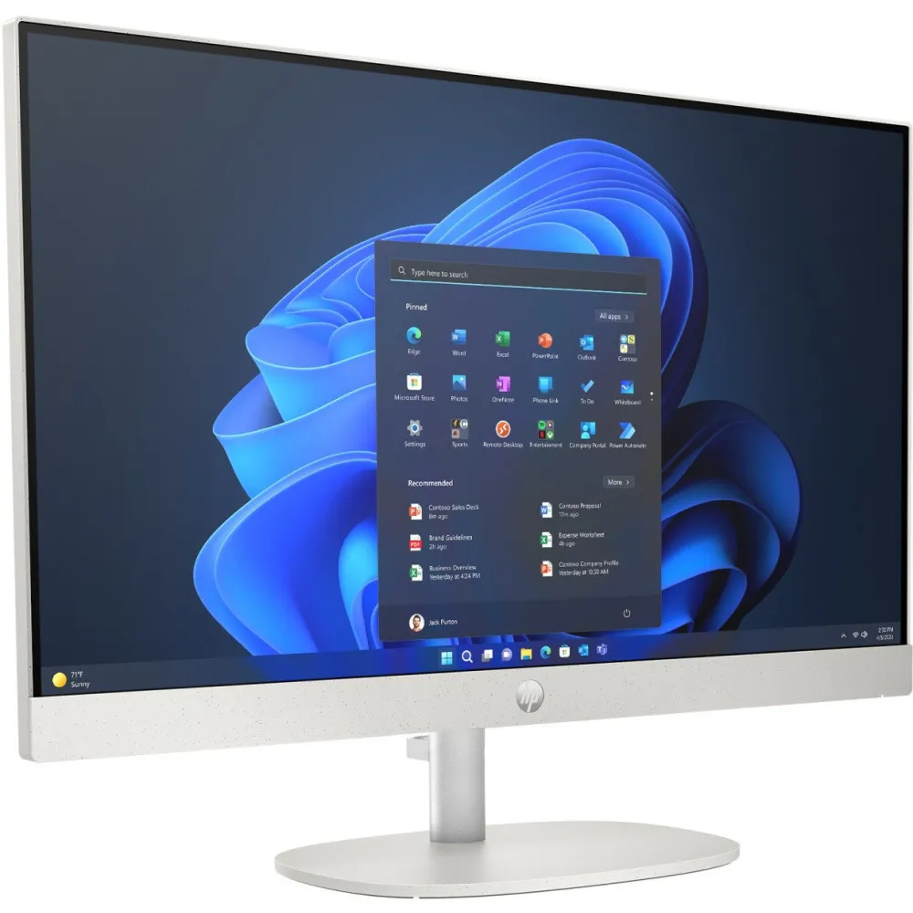 Zdjęcie produktu Komputer All-in-One HP ProOne 240 G10 B6ZB4XET - Core Ultra 5 125U/23,8" Full HD IPS/RAM 16GB/SSD 1TB/Wi-Fi/Windows 11 Pro