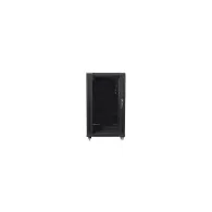 Szafa rack 19" 22U Lanberg FF01-6622-12B, 600 x 600 x 1160 mm, drzwi szklane | Sklep ITnes.pl, IT for BUSINESS