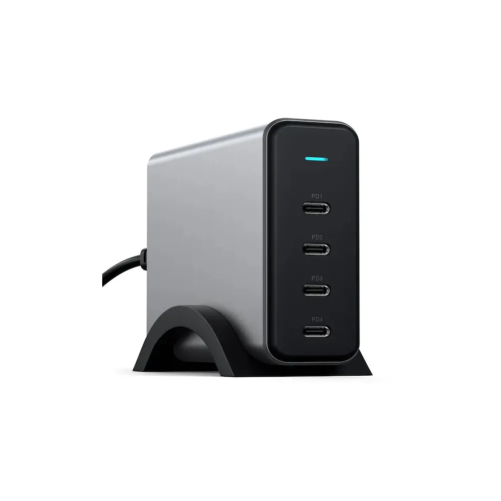 Ładowarka sieciowa USB-C Satechi 165W USB-C 4-Port PD GaN Charger ST-UC165GM-EU - Szara