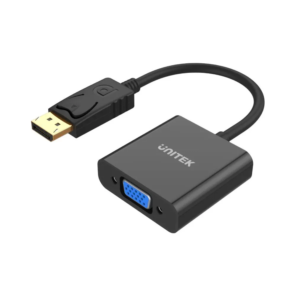 Adapter Unitek DisplayPort do VGA Y-5118E, Czarny | Sklep ITnes.pl, IT for BUSINESS