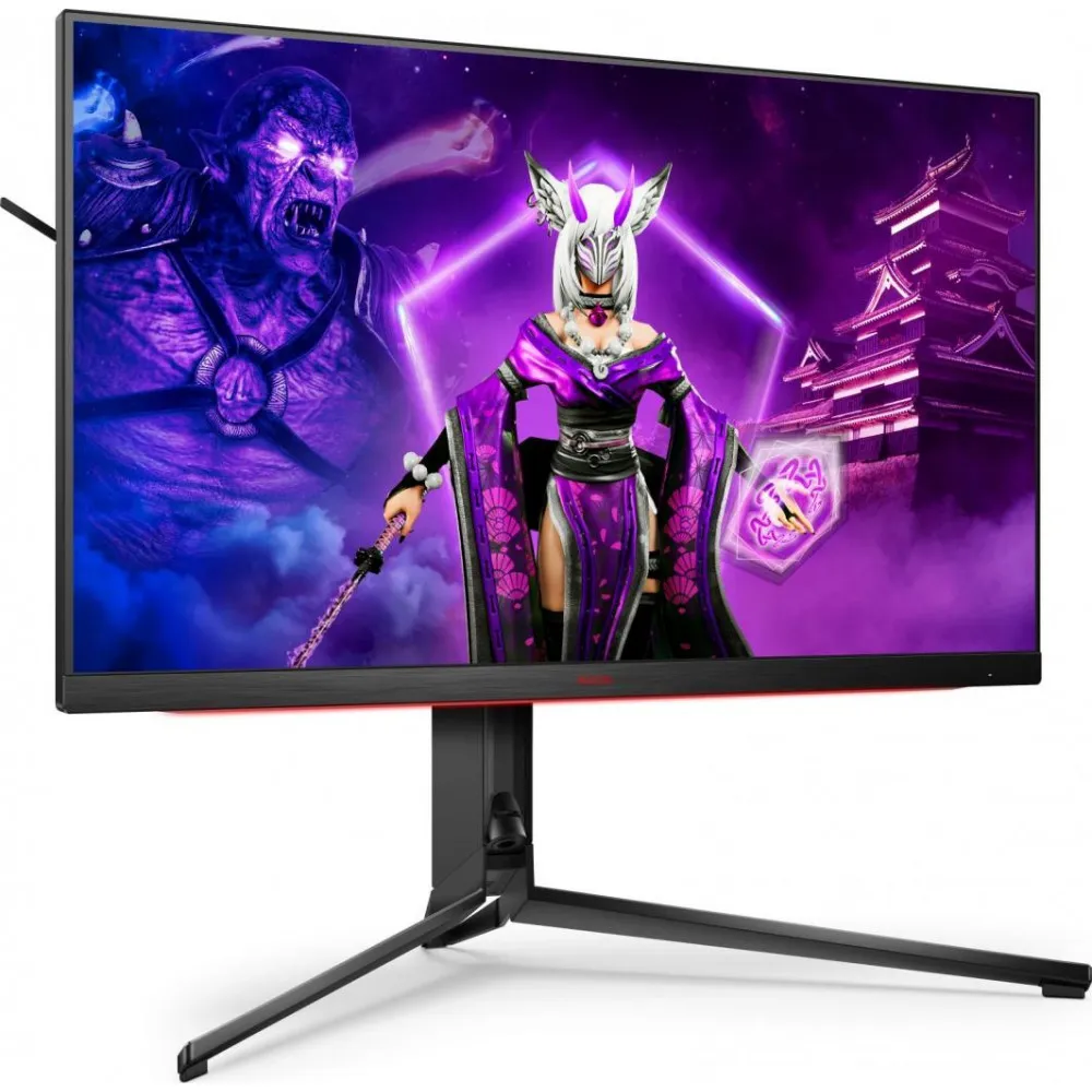 Monitor AOC AG324UX - 31,5"/3840x2160 (4K)/144Hz/IPS/FreeSync/HDR/1 ms/pivot/Czarno-czerwony