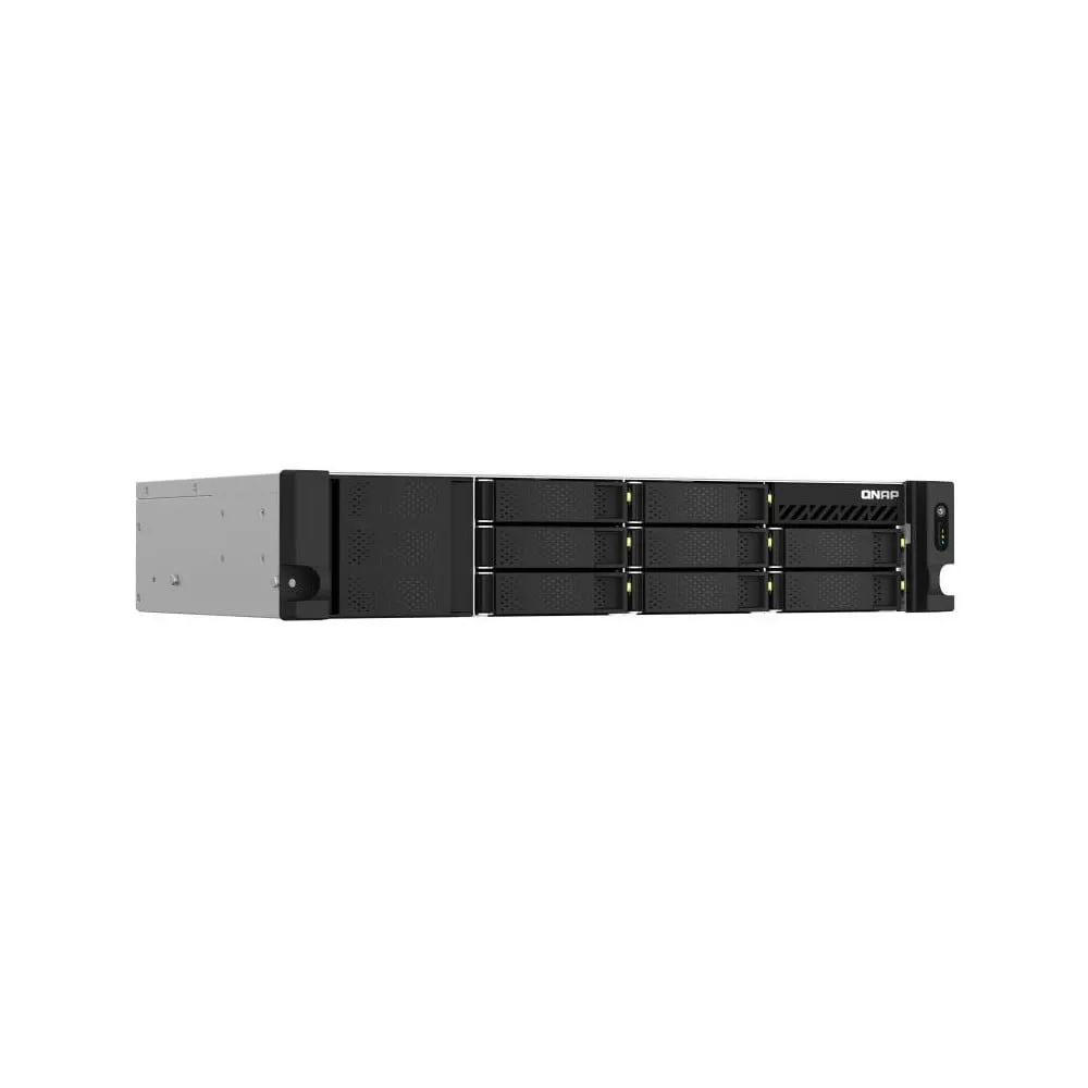 Serwer NAS QNAP Rack TS-864EU-RP-MCQ3 - Rack (2U)/Intel Celeron N5105/N5095/4 GB RAM/144 TB/8 wnęk/3 lata Carry-in