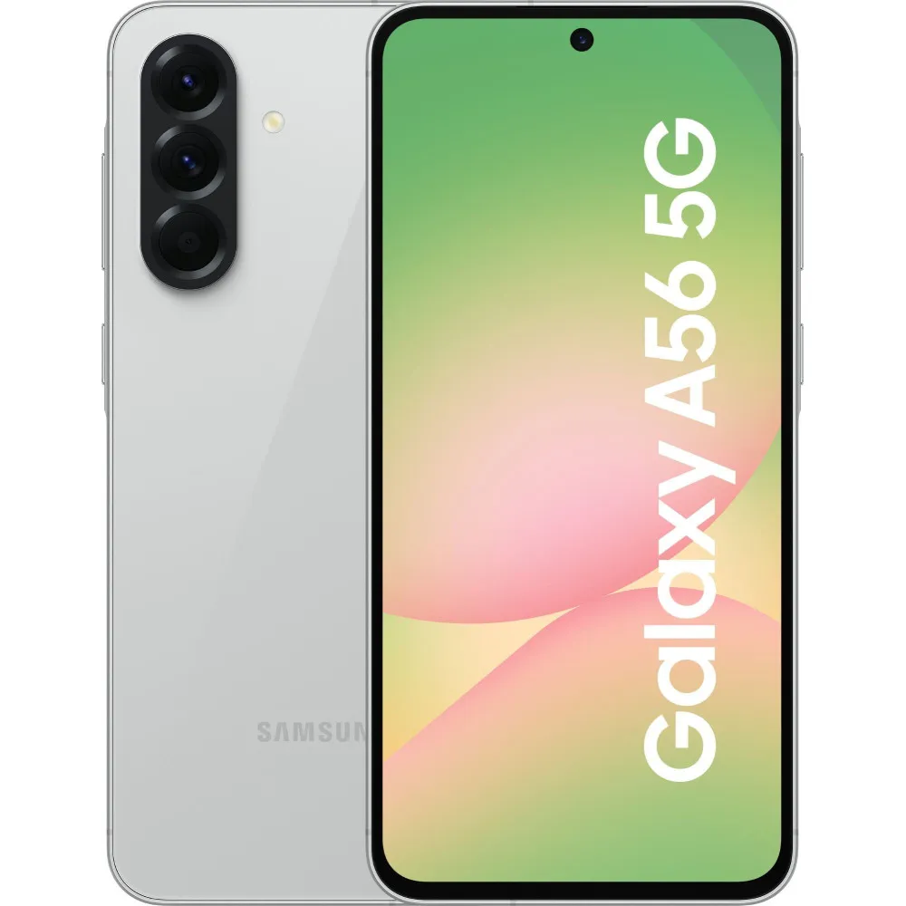 Smartfon Samsung Galaxy A56 SM-A566BZAAEUE, Exynos 1580, 6,7" 2340x1080, 128GB, 8GB, 5G, Szary, 50+12Mpix, Android, 2 lata Carry