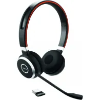 Słuchawki bezprzewodowe nauszne Jabra Evolve 65 SE Link 380a UC Stereo Stand 6599-833-499 - Czarne | Sklep ITnes.pl - IT for BUS
