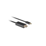 Kabel Lanberg USB-C do HDMI 2.0 CA-CMHD-10CU-0010-BK, 1 m, Czarny | Sklep ITnes.pl, IT for BUSINESS