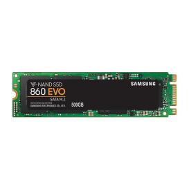 Dysk SSD 500 GB M.2 SATA Samsung 860 EVO MZ-N6E500BW - 2280/M.2/SATA III/550-520 MBps/MLC/AES 256-bit