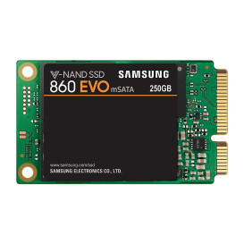 Dysk SSD 250 GB mSATA Samsung 860 EVO MZ-M6E250BW - SATA III/550-520 MBps/MLC/AES 256-bit