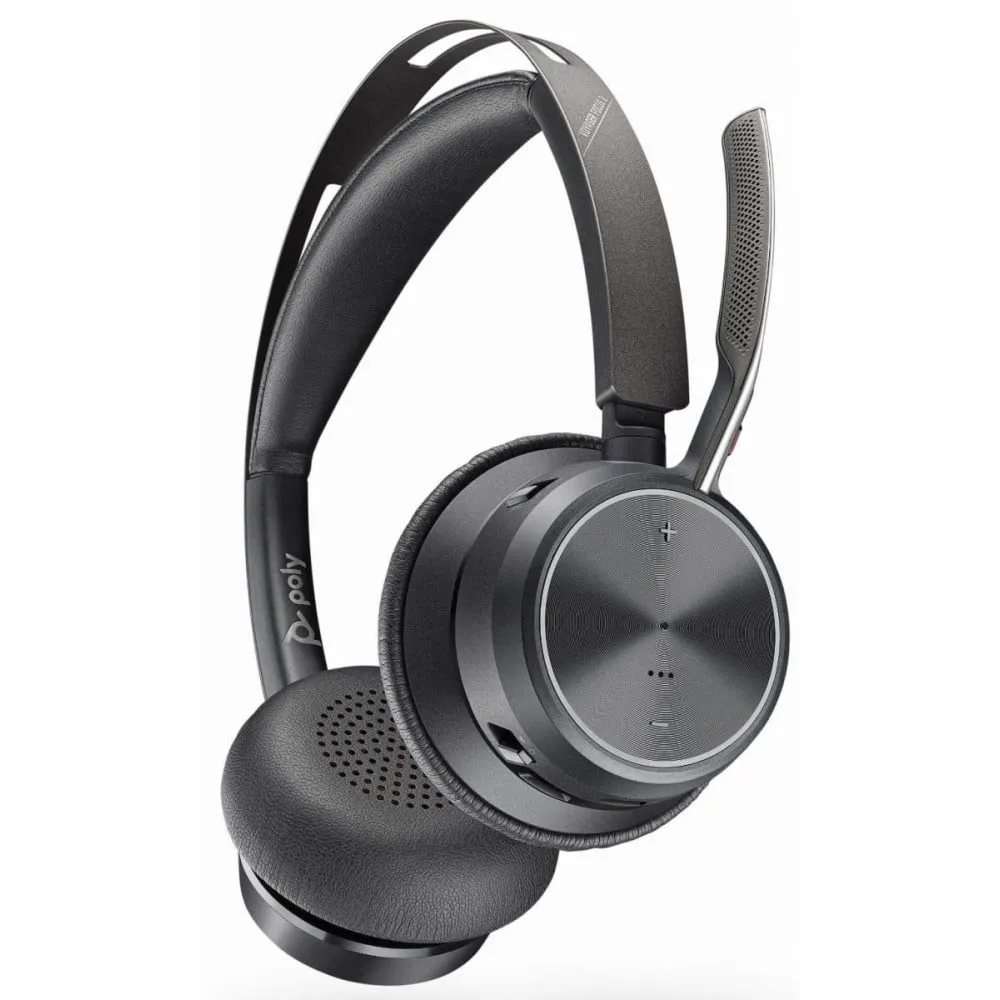 Słuchawki bezprzewodowe nauszne Poly Voyager Focus 2 USB-A MS-Teams 213726-02 - Czarne | Sklep ITnes.pl - IT for BUSINESS