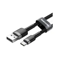 Kabel Baseus Cafule USB-C do USB-A CATKLF-UG1, Quick Charge 2A, USB 2.0, 3 m, Czarny | Sklep ITnes.pl, IT for BUSINESS