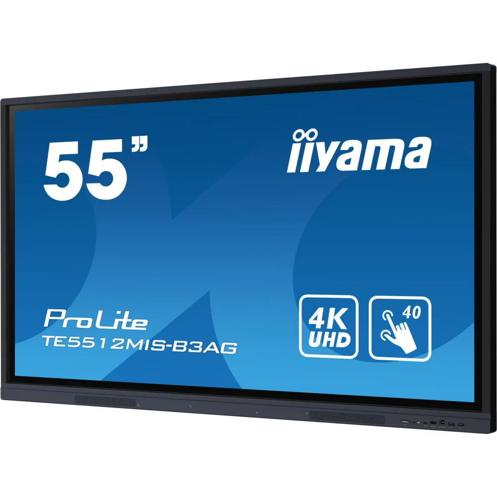 Monitor iiyama ProLite TE5512MIS-B3AG - 55"/3840x2160 (4K)/IPS/8 ms/dotykowy/Czarny - zdjęcie