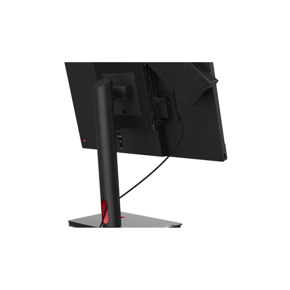 Monitor Lenovo ThinkCentre Tiny-In-One 24 Gen 5 12NBGAT1EU - 23,8"/1920x1080 (Full HD)/60Hz/IPS/6,000 ms/pivot/kamera/MT/Czarny - zdjęcie