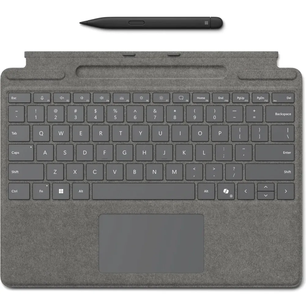 Klawiatura Microsoft Surface Pro Signature Type Cover COPILOT+ + Slim Pen 2 8X8-00186 - Platynowa Klawiatura Microsoft Surface Pro Signature Type Cover COPILOT+ + Slim Pen 2 8X8-00186 - Platynowa