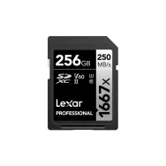 Karta pamięci Lexar SDXC 256 GB Professional 1667x LSD256CB1667 - UHS-I, 250MB|s|120MB|s, C10, V60, U3