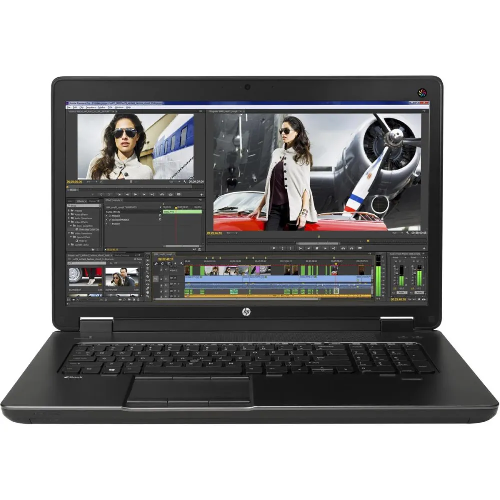 Zdjęcie produktu Laptop HP ZBook 17 G2 J8Z37EA - i7-4710MQ/17,3" FHD/RAM 8GB/SSD 256GB/K3100M/Czarno-szary/DVD/Windows 7 Professional/3 lata CI
