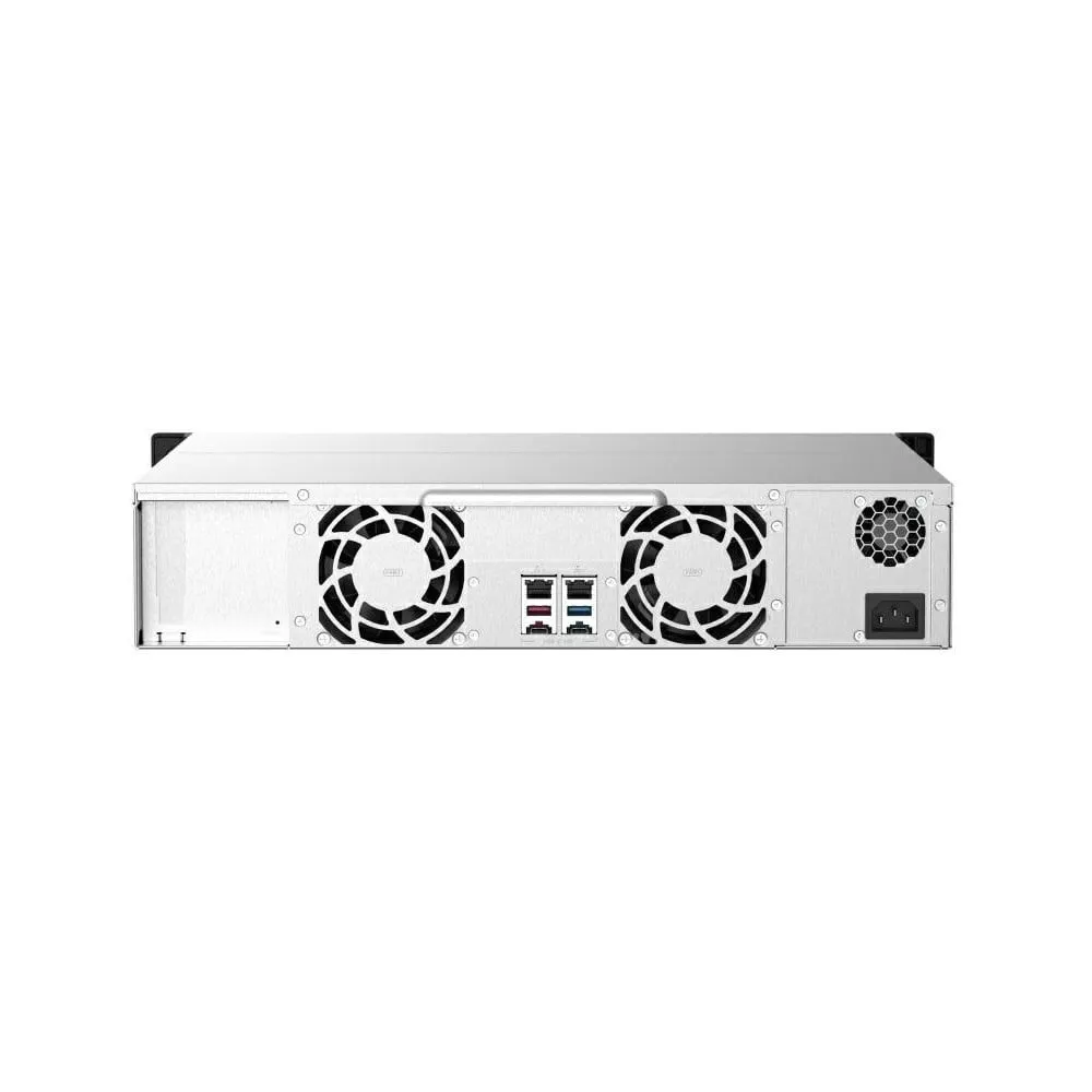 Serwer NAS QNAP Rack TS-873AU-9P91 - Rack (2U)/AMD Ryzen V1500B/64 GB RAM/16 TB/8 wnęk/hot-swap/3 lata Carry-in - zdjęcie