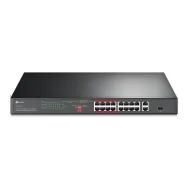 Switch niezarządzalny TP-Link TL-SL1218P, 16x 10|100Mbps, 2x 1000Mbps, 1x combo RJ45|SFP, POE+ 150W | Sklep ITnes.pl, IT for BUS