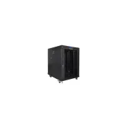 Szafa rack 19" 15U Lanberg FF01-8015-12BL, 800 x 1000 x 928 mm, drzwi szklane, LCD | Sklep ITnes.pl, IT for BUSINESS