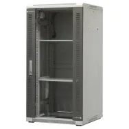 Szafa rack 19" 42U Emiter EM/SH05D-6642, 600 x 600 x 1980mm, drzwi blacha-szkło | Sklep ITnes.pl, IT for BUSINESS