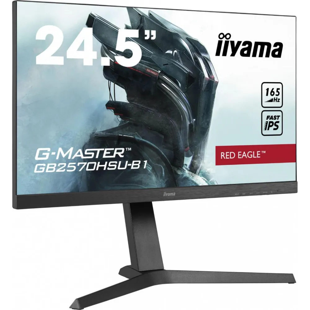 Monitor iiyama G-MASTER GB2570HSU-B1 - 24,5"/1920x1080 (Full HD)/165Hz/IPS/FreeSync/HDR/0,5 ms/pivot/Czarny - zdjęcie