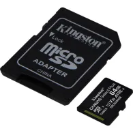 Karta pamięci Kingston Canvas Select Plus microSDXC 64GB + SD Adapter SDCS2/64GB-2P1A - Czarna | Sklep ITnes.pl - IT for BUSINES
