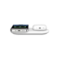Ładowarka indukcyjna Belkin BoostCharge 2-in-1 Magnetic Wireless Charging Pad with Qi2 15W WIZ021VFWH - Biała