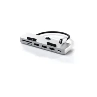 Replikator portów Satechi USB-C Clamp Hub Pro iMac ST-TCIMHS - USB-C 3.2 Gen 1, 3x USB-A 3.2 Gen 1, microSD i SD, Srebrny
