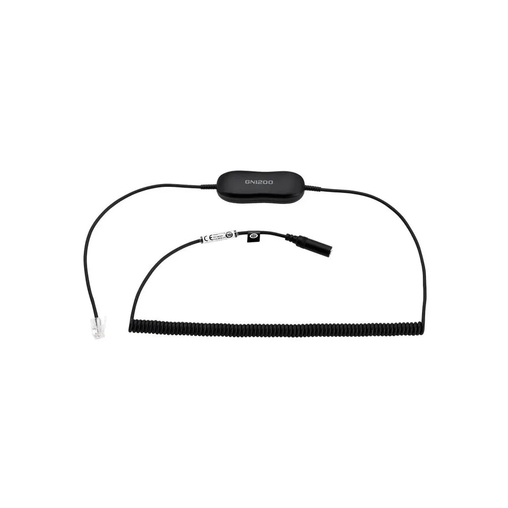 Kabel Jabra EVOLVE Desk Phone Cable RJ9 / 3,5 mm jack do Evolve - Czarny - 88011-100 | Sklep ITnes.pl - IT for BUSINESS