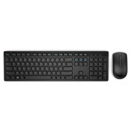 Dell 580-ADFW Wireless Keyboard and Mouse-KM636 - US International (QWERTY), Czarna