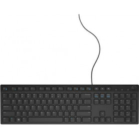 Dell 580-ADGV Multimedia Keyboard-KB216 - UK (QWERTY), Czarna