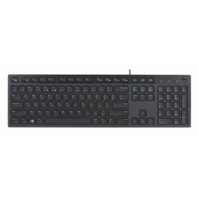 Dell 580-ADHY Multimedia Keyboard-KB216 - US International (QWERTY), Czarna, Box