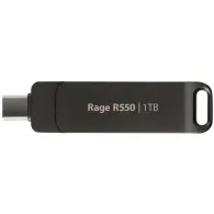 Pendrive Patriot Rage R550 1TB USB-C/USB-A PE1TR550DSAD - 100 MB/s, Czarny