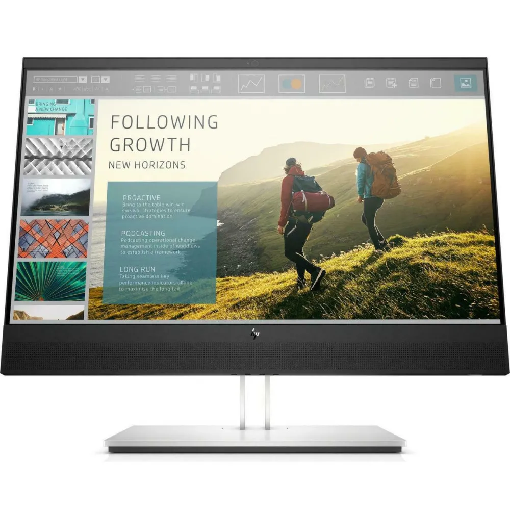 Monitor HP Mini-in-One 24 7AX23AA, 23,8", 1920x1080 (FHD), 80Hz, IPS, 5 ms, pivot, kamera, Czarno-srebrny | Sklep ITnes.pl, IT f