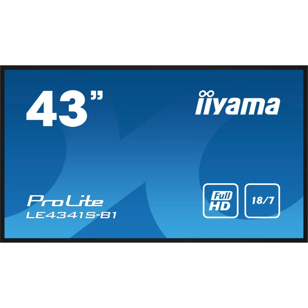 Monitor iiyama ProLite LE4341S-B1, 42,5", 1920x1080 (FHD), IPS, 8 ms, Czarny | Sklep ITnes.pl, IT for BUSINESS Monitor iiyama ProLite LE4341S-B1, 42,5", 1920x1080 (FHD), IPS, 8 ms, Czarny | Sklep ITnes.pl, IT for BUSINESS