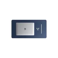 Podkładka pod mysz Satechi Eco Leather Desk ST-LDMB - podkładka pod mysz z eko skóry, Niebieska