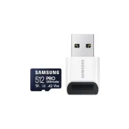 Karta pamięci Samsung PRO Ultimate microSDXC 512GB MB-MY512SB/WW z czytnikiem - U3, V30, A2