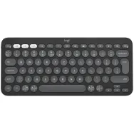 Klawiatura bezprzewodowa Logitech Pebble Keys 2 K380s 920-011851 - Grafitowa