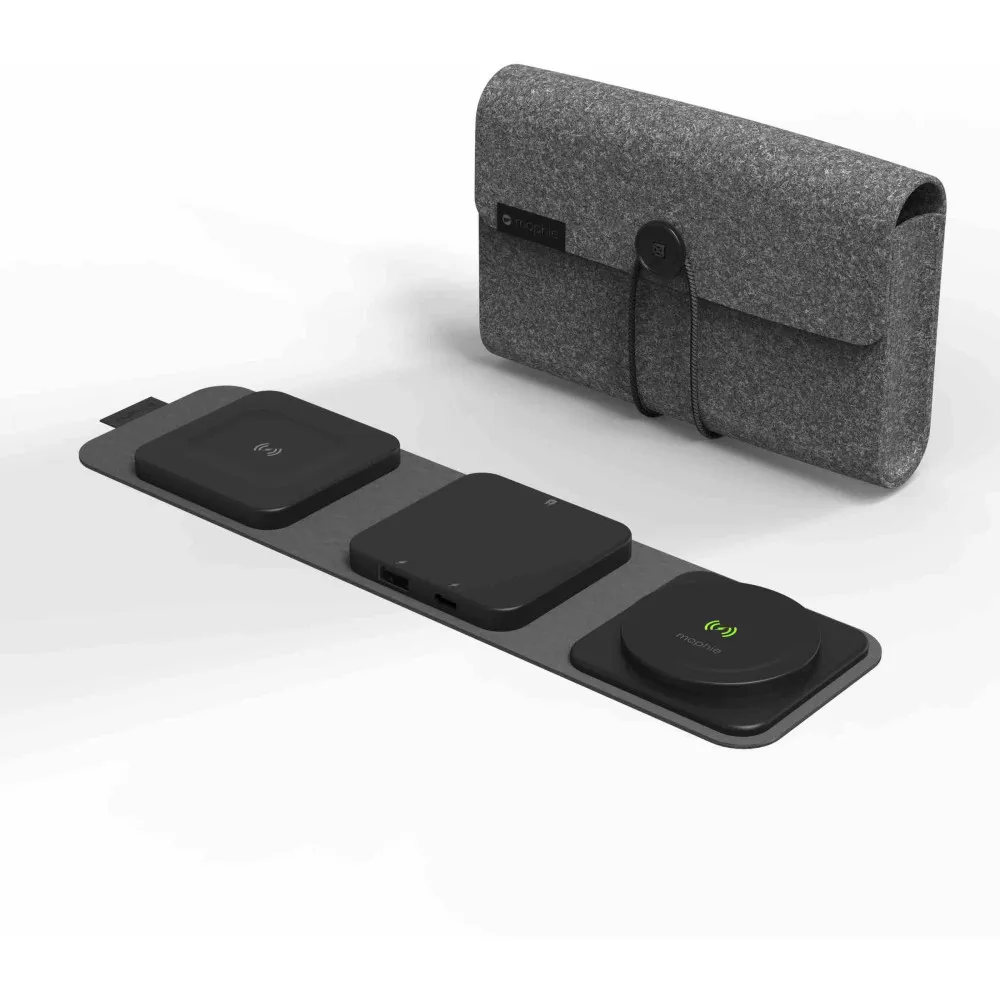 Ładowarka bezprzewodowa ZAGG Mophie Snap+ travel charger 401309741 - Czarna