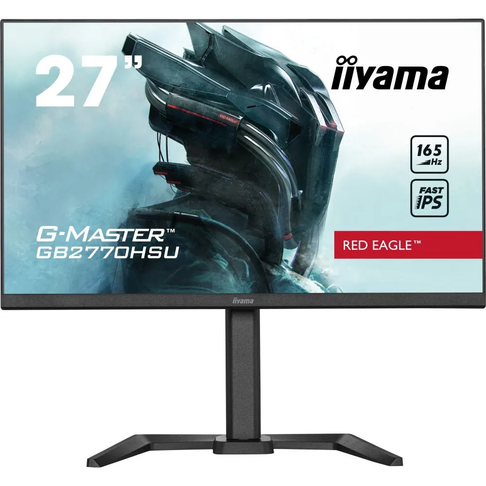 Monitor iiyama G-MASTERGB2770HSU-B5, 27", 1920x1080 (FHD), 165Hz, Fast IPS, FreeSync, 0,8 ms, pivot, Czarny | Sklep ITnes.pl, IT