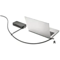 Linka zabezpieczająca Kensington Universal 3-in-1 Keyed Cable Lock - Twin Lockheads K63380WW - Czarna