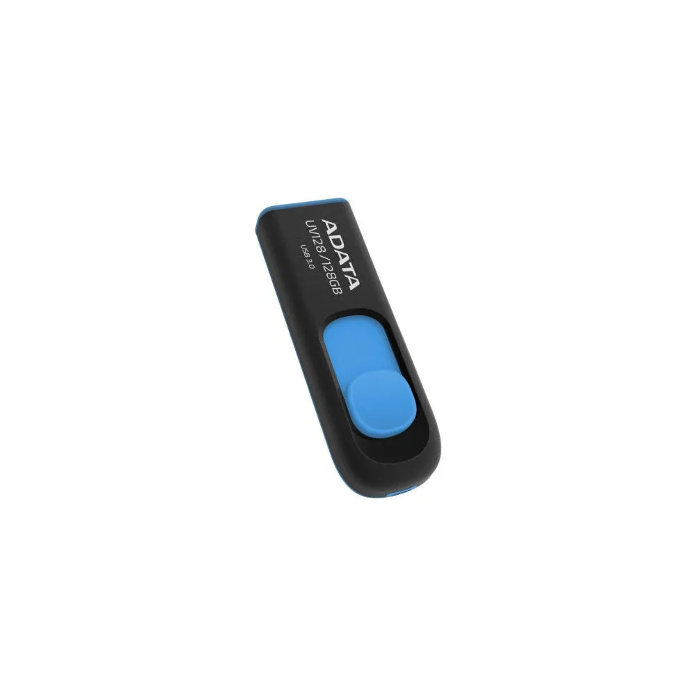 Pendrive ADATA DashDrive UV128 128 GB AUV128-128G-RBE - USB 3.2 Gen. 1/Czarny/Niebieski | Sklep ITnes.pl - IT for BUSINESS