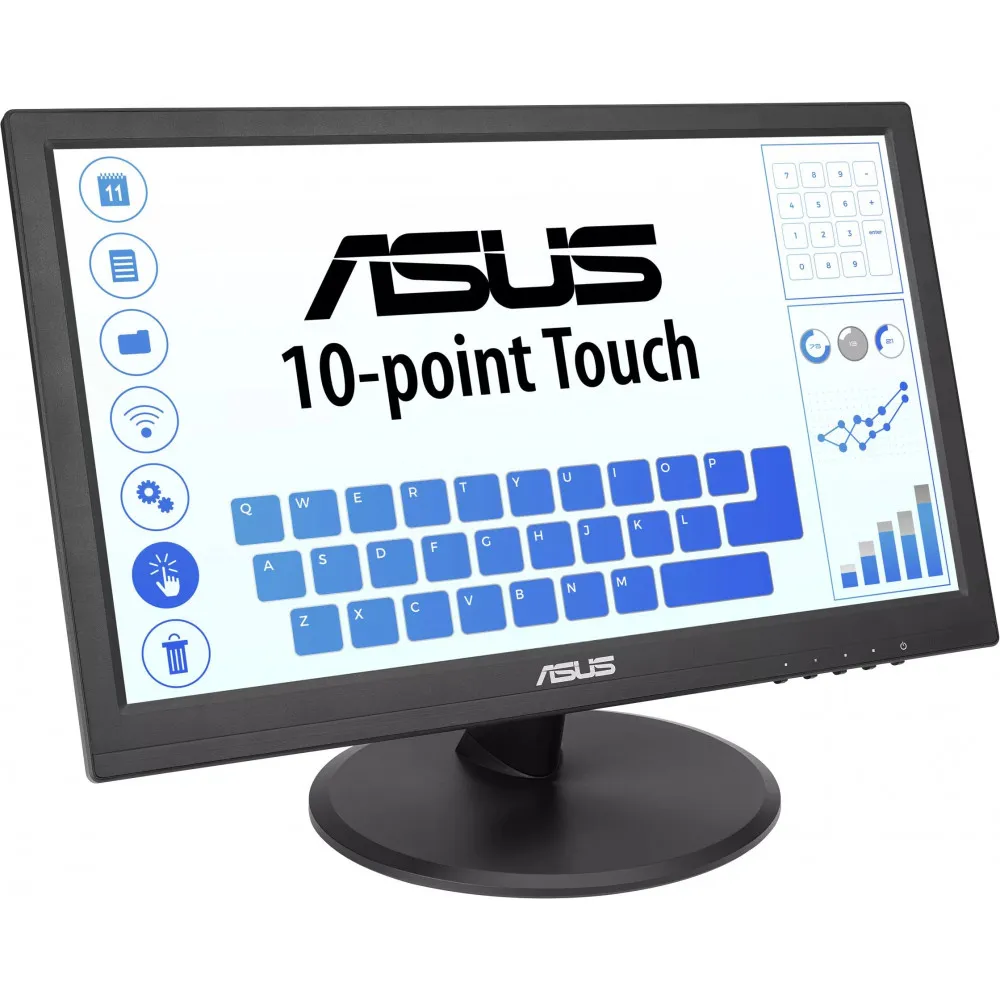 Monitor ASUS Touch VT168HR - 15,6"/1366x768 (HD)/60Hz/TN/5 ms/Czarny