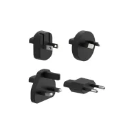 Ładowarka z powerbankiem Belkin BoostCharge Hybrid Wall Charger 25W, Power Bank 5K, Travel Adapter Kit BPZ003BT1MBK-B6 - Czarna