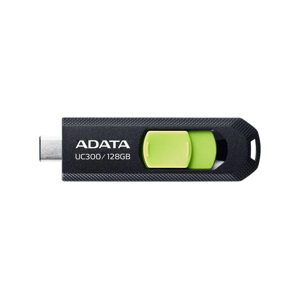 Pendrive ADATA UC300 128 GB - USB3.2-C Gen1, Czarny, Zielony - ACHO-UC300-128G-RBK/GN | Sklep ITnes.pl - IT for BUSINESS