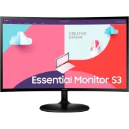 Monitor Samsung Essential LS24C364EAUXEN, 24", 1920x1080 (FHD), 75Hz, zakrzywiony, VA, 4 ms, Czarne | Sklep ITnes.pl, IT for BUSINESS