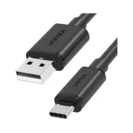 Kabel USB Unitek Y-C482BK USB-C do USB-A, 2.0, m, m, 480 Mbps, 1m | Sklep ITnes.pl, IT for BUSINESS